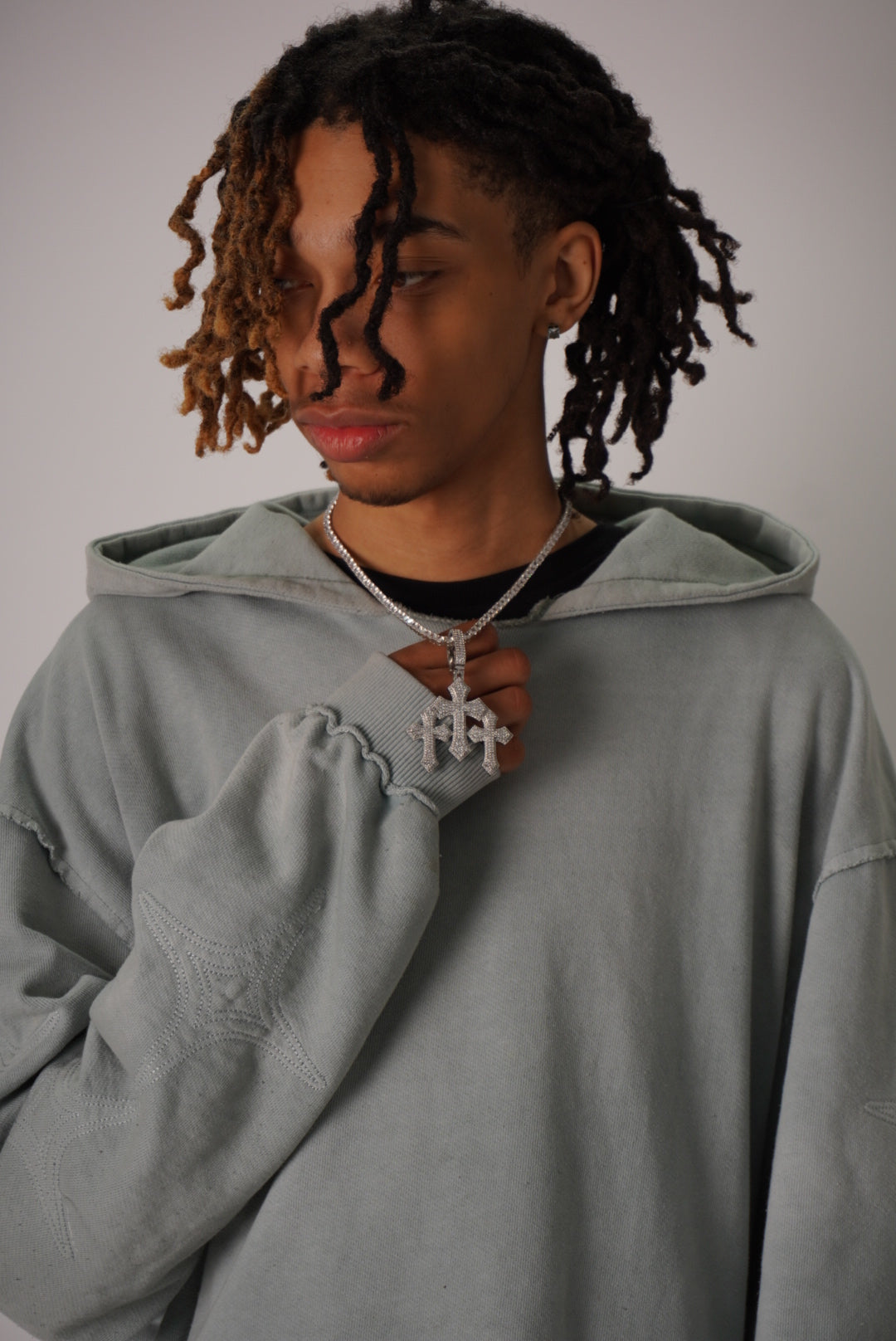 DB Triple Cross Pendant
