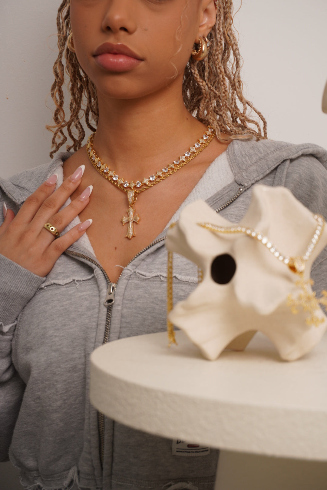 DB Cross Pendant