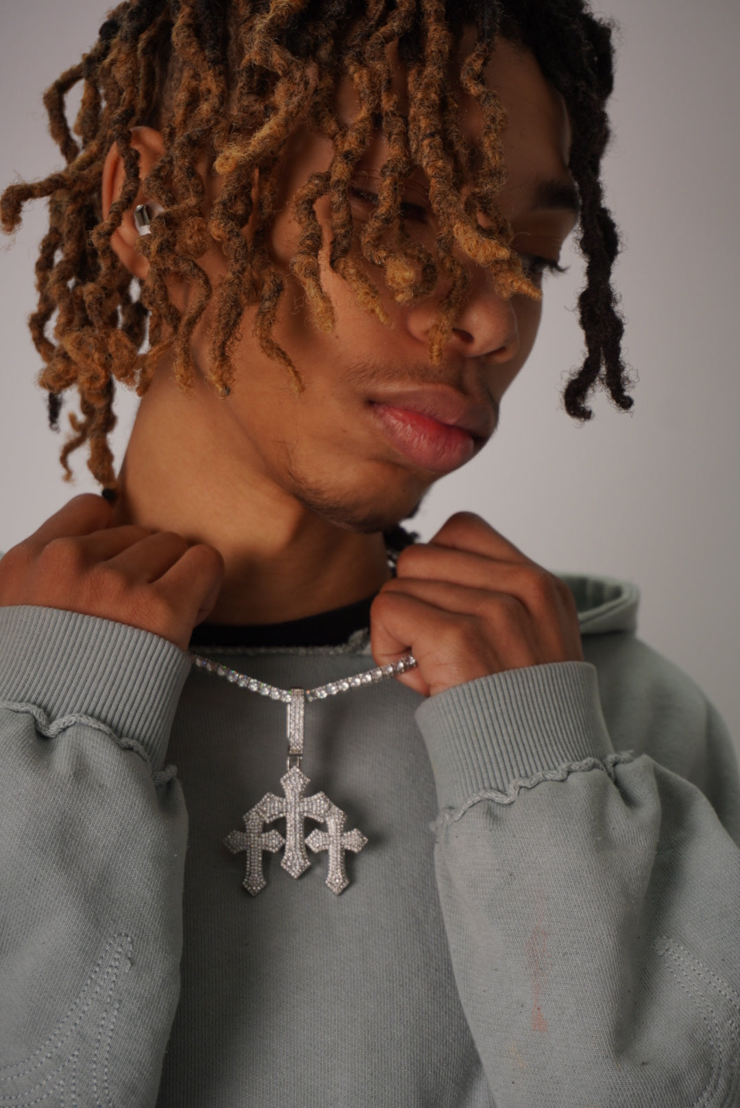 DB Triple Cross Pendant