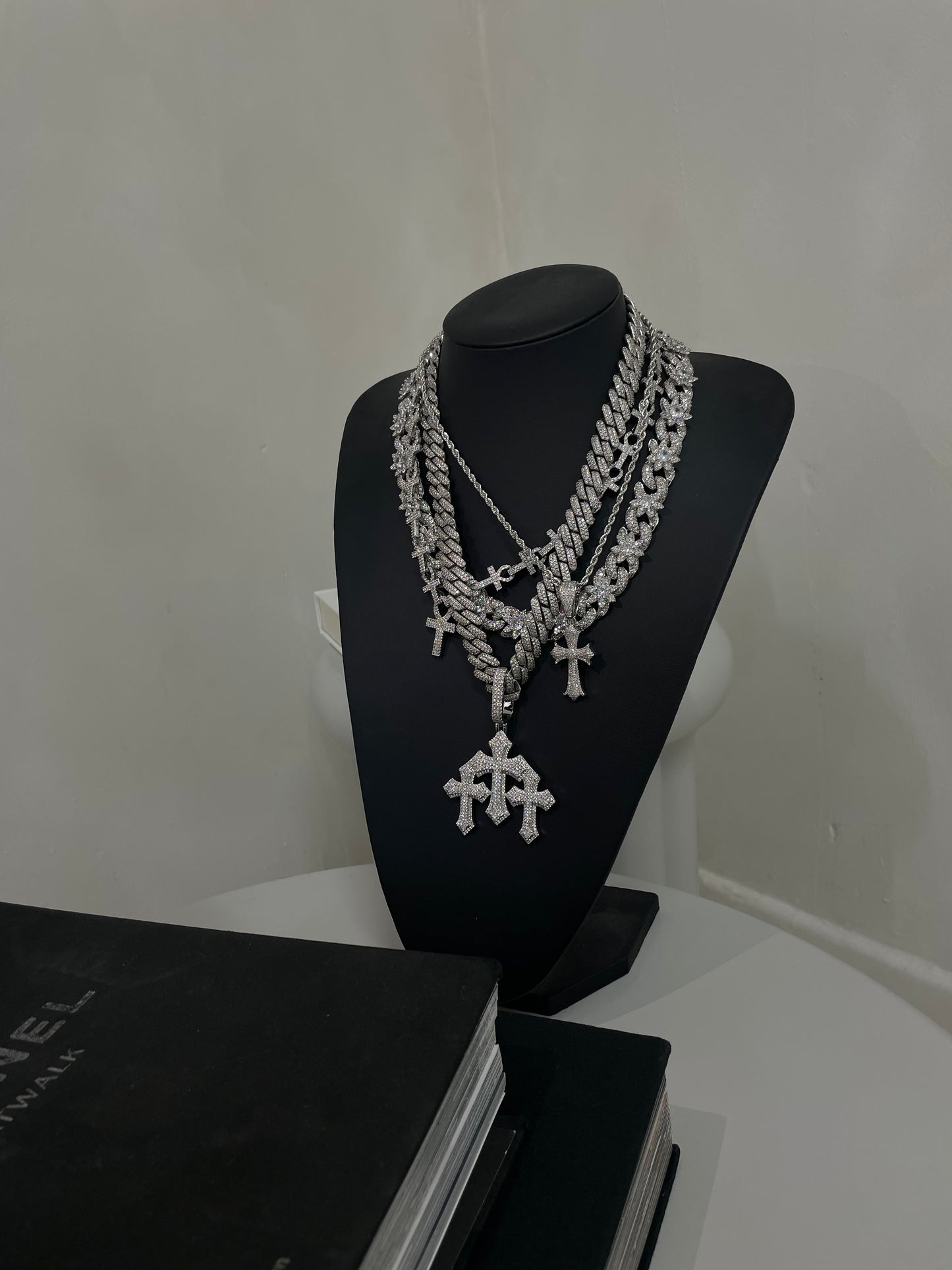 DB Triple Cross Pendant